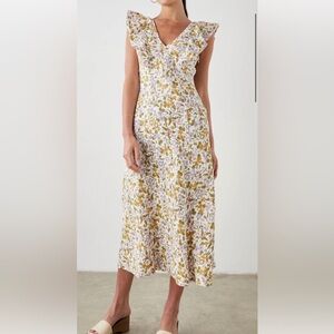 Rails Constance Dress tansy - size small 100% linen
